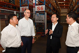 Leaders of Wujiang District visited Suzhou Bordnetze Electrical Systems Limited